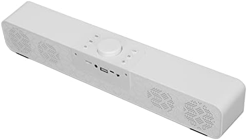 Безжична Bluetooth Soundbar за Дома, Преносни Мулти Функција Звучник со LED Огледало Дизајн, Мини Дигитален Говорникот