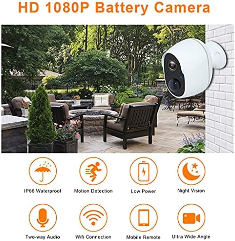 HGVVNM Безжичен WIFI Надзор Камера Водоотпорен Smart IP Камера Отворено Батеријата Ноќ Визија за Безбедност на системи