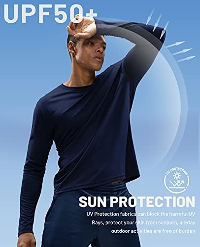 MIER Мажите Брз Сува Кратко Sleeve Т-Маица Лесни UPF 50+ UV Заштита од Сонце Тренингот Надворешни Работи Кошули