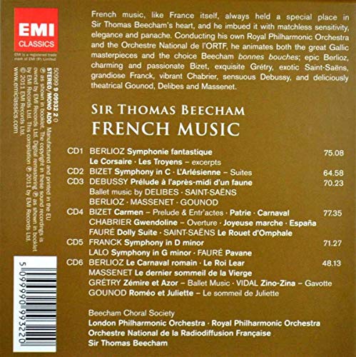 Француската Музика: Berlioz; Бизе; Delibes; Debussy; Faure; Светец-Saens; Massenet; Gounod; Chambrier