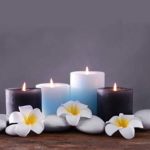 CocoSoy Миризливи Столб Свеќи EcoAroma Природни Цвеќиња на Мирисни Масла за Ароматерапијата & Дома Миризливи Органски Кокос
