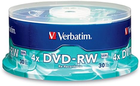 Буквално DVD-RW 4.7 GB 4X со Брендирани Површина - 30pk Вретено, СИНО/СИВА - 95179