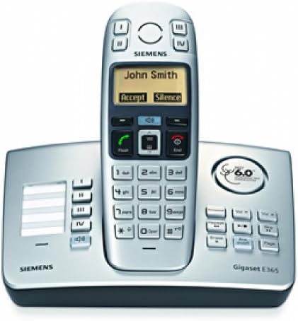 Siemens Gigaset E365 Cordless Телефон - DECT - Сребро - 1 x Телефонска Линија S30852-H1806-R401