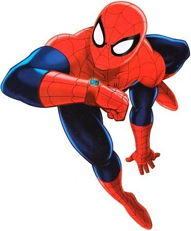 6 Инчен Крајната Спајдермен Communicator Decal Spider Man Марвел Стрип Отстранлив Кора Само Стап Лепило Винил Декорација