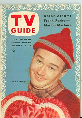 1954 ТВ Водич на Feb 12 Црвени Копчиња - Чикаго Издание Многу Добар (3 од 10) И се Користи од страна на Mickeys Пабови