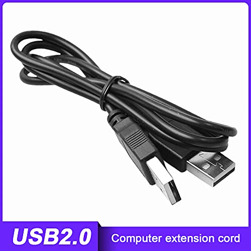 Двојно USB Extension Кабел USB 2.0 Тип Машки на Машки Кабел со Голема Брзина 480 Mbps Црна Линија Податоци за Компјутер
