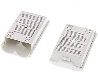 Бела Безжична Контрола на Батеријата Пакет Школка Маска+2pc Отворање Алатки За Xbox 360