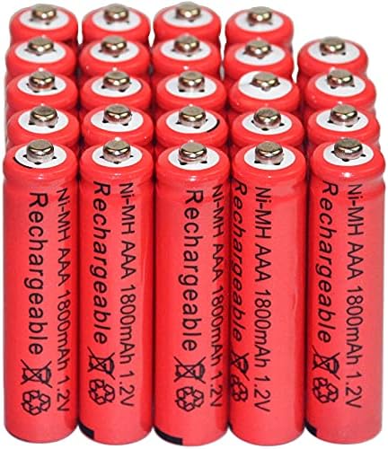Батерија на ААА 1800Mah 3А 1.2 V Ni-Мз Црвено Батерија на Мобилен за Mp3 Рк Играчки. 1.2 V 4Pcs