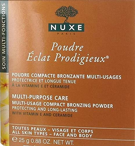 Nuxe Poudre Eclat Prodigieux Мулти-Користење на Компактен Бронзирање Прав 0.88 оз.