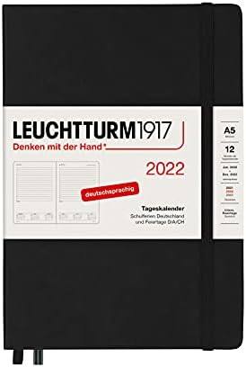 LEUCHTTURM1917 363635 Секојдневно Календар Медиум (А5) 2022, Камен Сина, германски