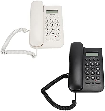 Домашен Телефон Жичен Телефон FSK/DTMF Двоен Систем Дом Хотел Жичен Десктоп Ѕид Телефон на Канцеларијата Фиксни Телефонски